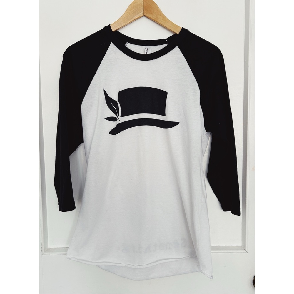 Black & White Tragically Hip Baseball Shirt Size M